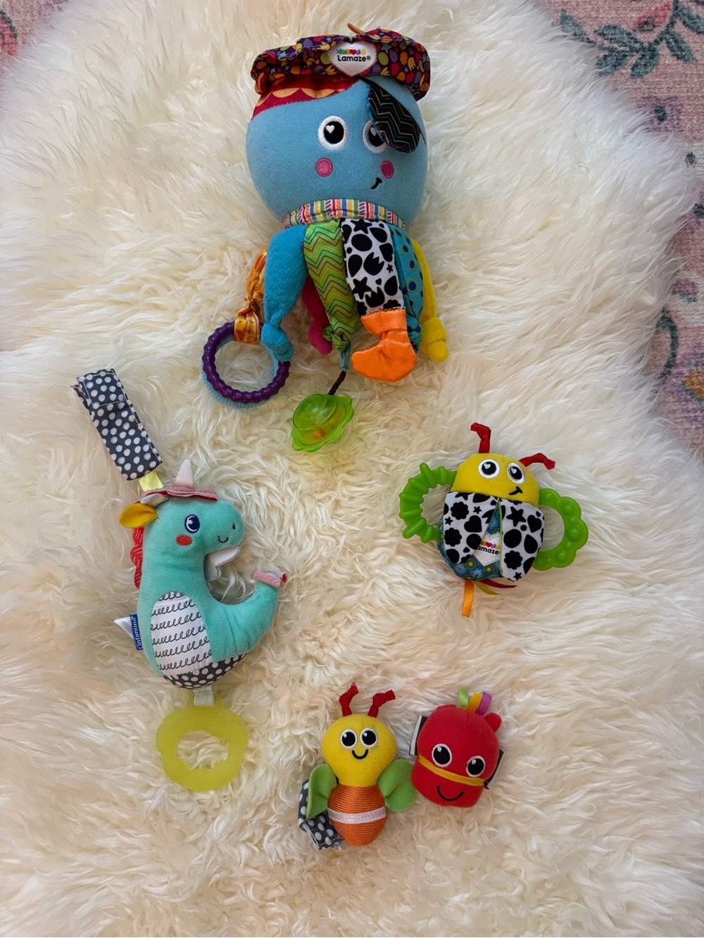 Bundle of 5 Baby Teething/Rattle Toys
